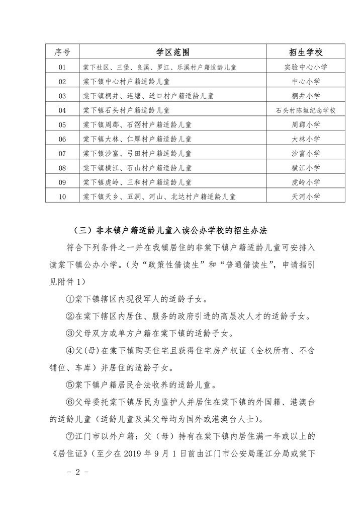 江门市蓬江区棠下镇2020年公办小学一年级招生简章（20200507）0002.jpg