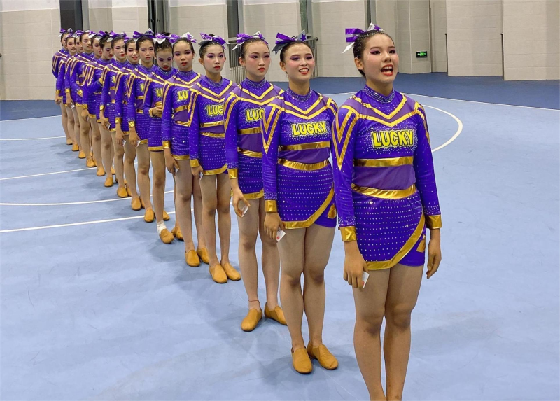 喜报紫茶中学啦啦操队获20222023年全国少儿啦啦操精