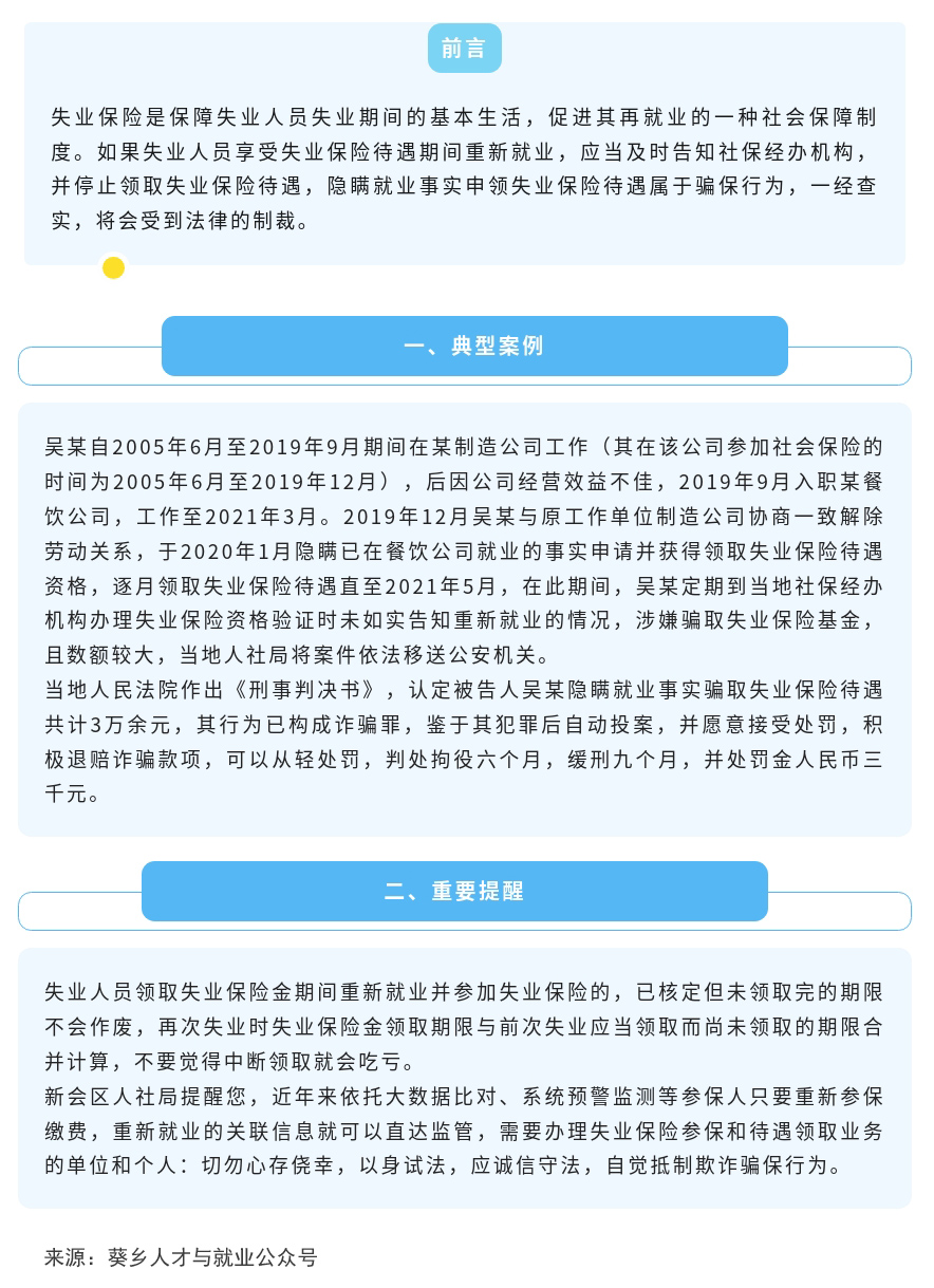 隐瞒就业领取失业保险待遇，后果很严重，切勿以身试法（缩小).jpg